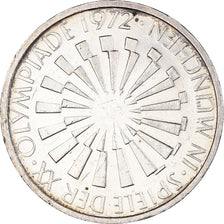 Coin, GERMANY - FEDERAL REPUBLIC, 10 Mark, 1972, Hamburg, AU(50-53), Silver