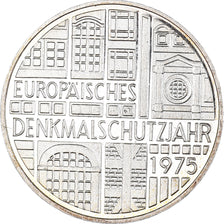 Coin, GERMANY - FEDERAL REPUBLIC, 5 Mark, 1975, Stuttgart, Germany, AU(55-58)