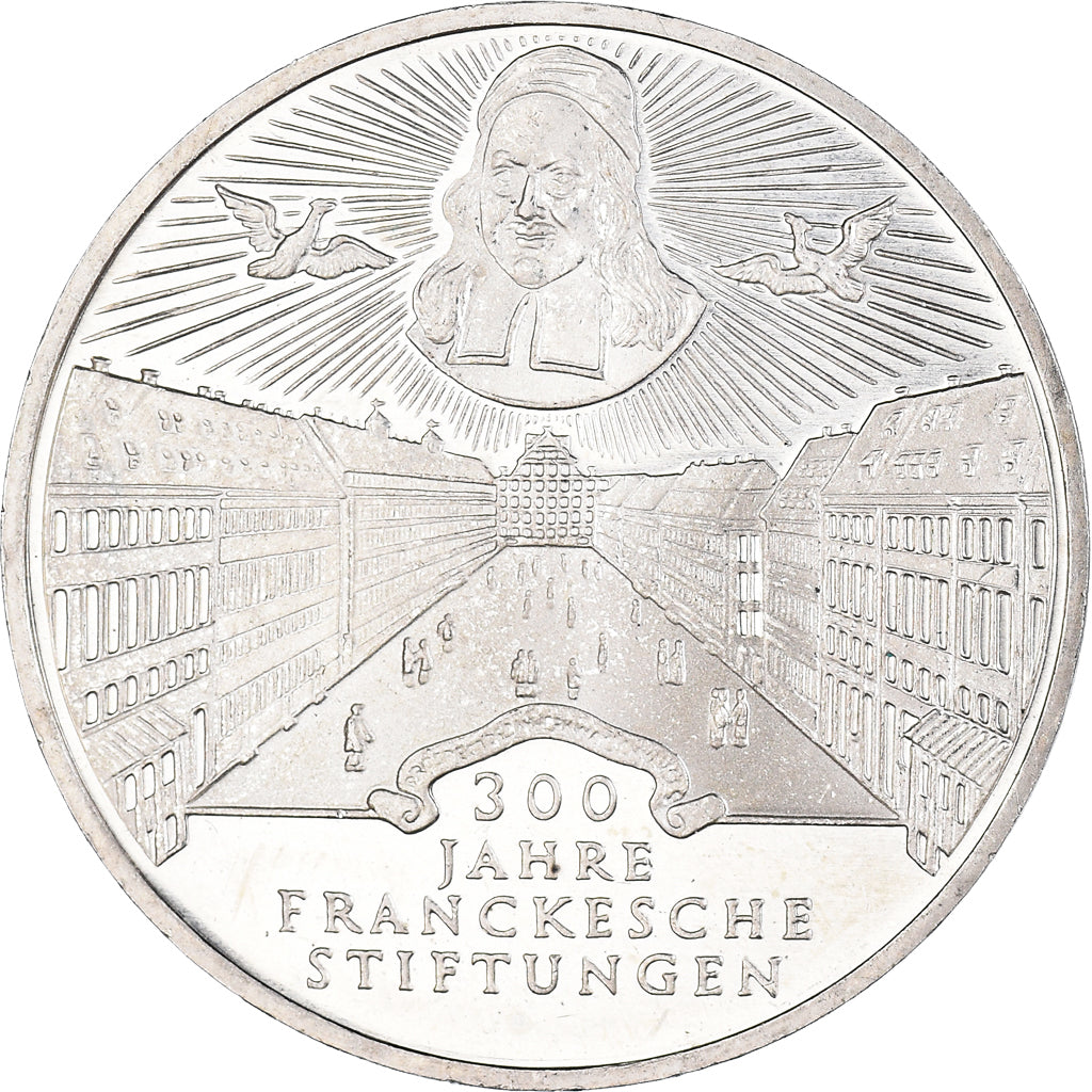 Monnaie, République fédérale allemande, 10 Mark, 1998, Berlin, TTB+, Argent