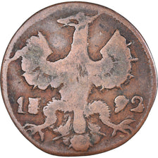 Coin, German States, AACHEN, 12 Heller, 1792, Achen, VF(20-25), Copper, KM:51