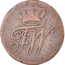 Coin, German States, Friedrich II, 1/4 Stüber, 1803, Berlin, VF(20-25), Copper