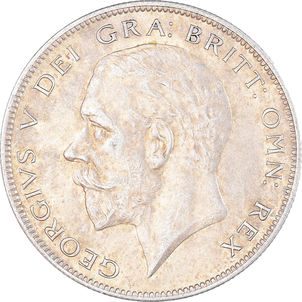 Coin, Great Britain, George V, 1/2 Crown, 1929, EF(40-45), Silver, KM:835