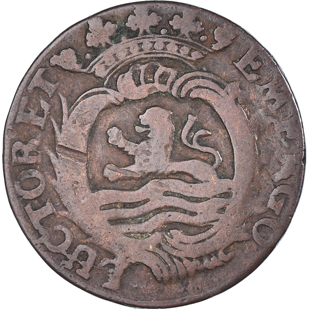Coin, Netherlands, ZEELAND, Duit, 1779, Middelbourg, VF(30-35), Copper, KM:101.1