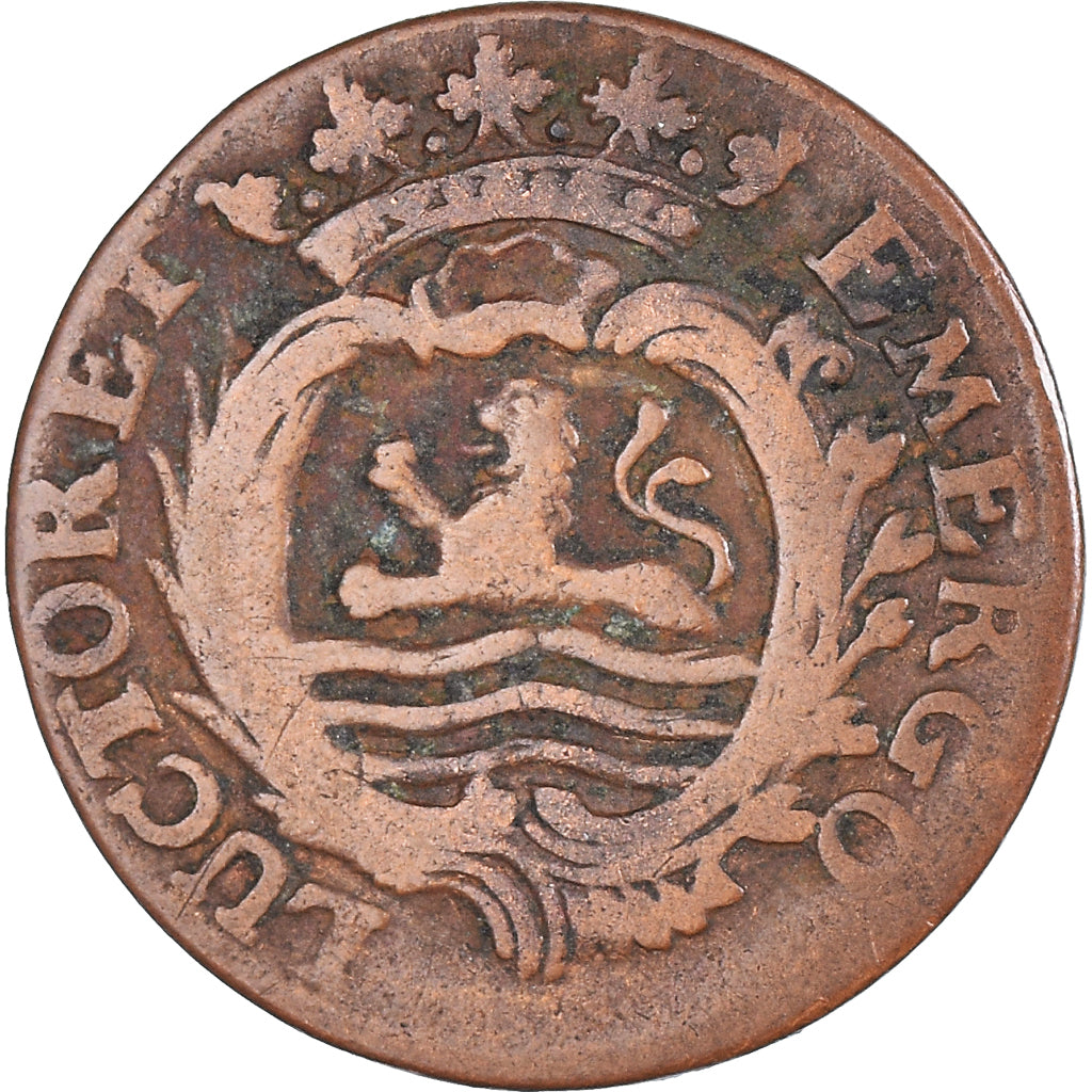 Coin, Netherlands, ZEELAND, Duit, 1779, Middelbourg, VF(30-35), Copper, KM:101.1