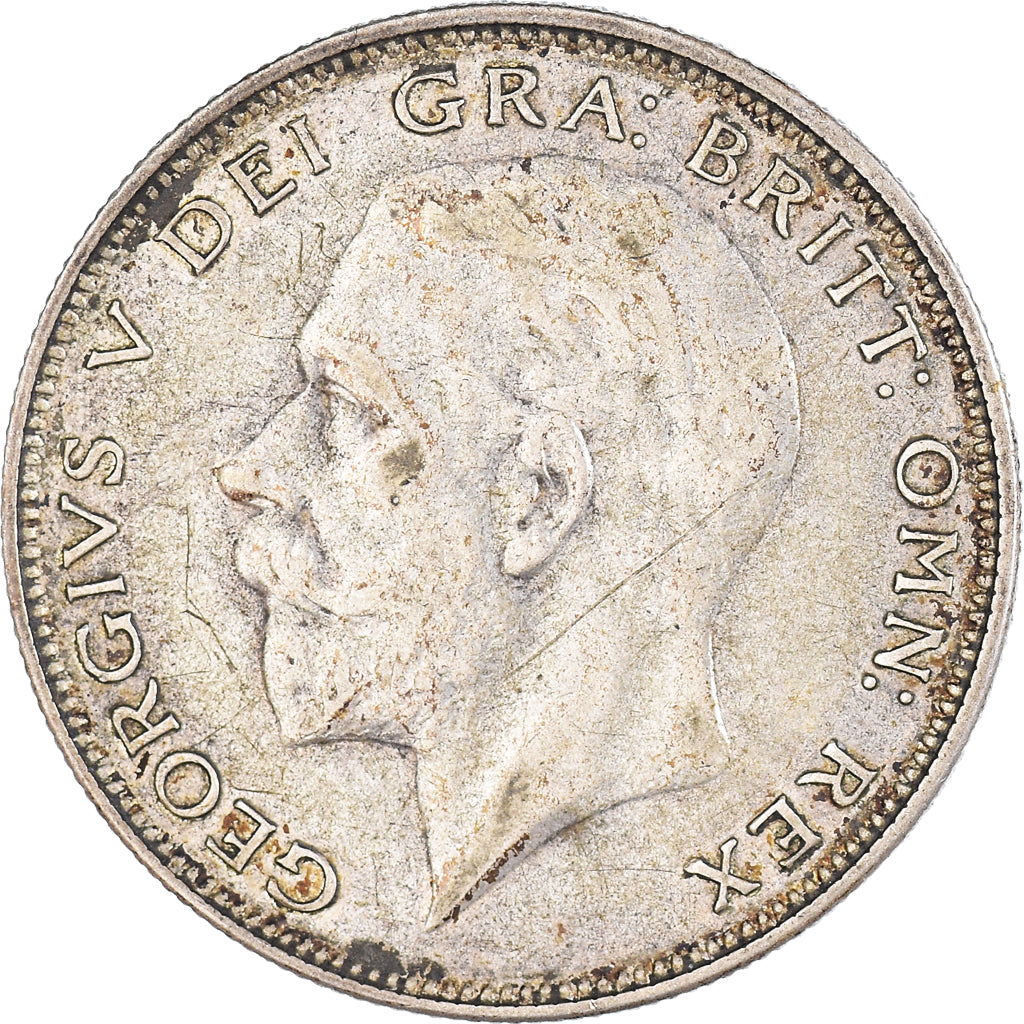 Coin, Great Britain, George V, 1/2 Crown, 1933, VF(30-35), Silver, KM:835