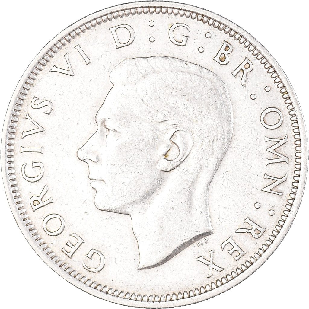 Coin, Great Britain, George VI, 1/2 Crown, 1944, EF(40-45), Silver, KM:856