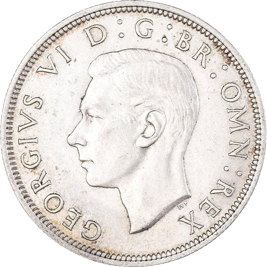 Coin, Great Britain, George VI, 1/2 Crown, 1938, AU(50-53), Silver, KM:856