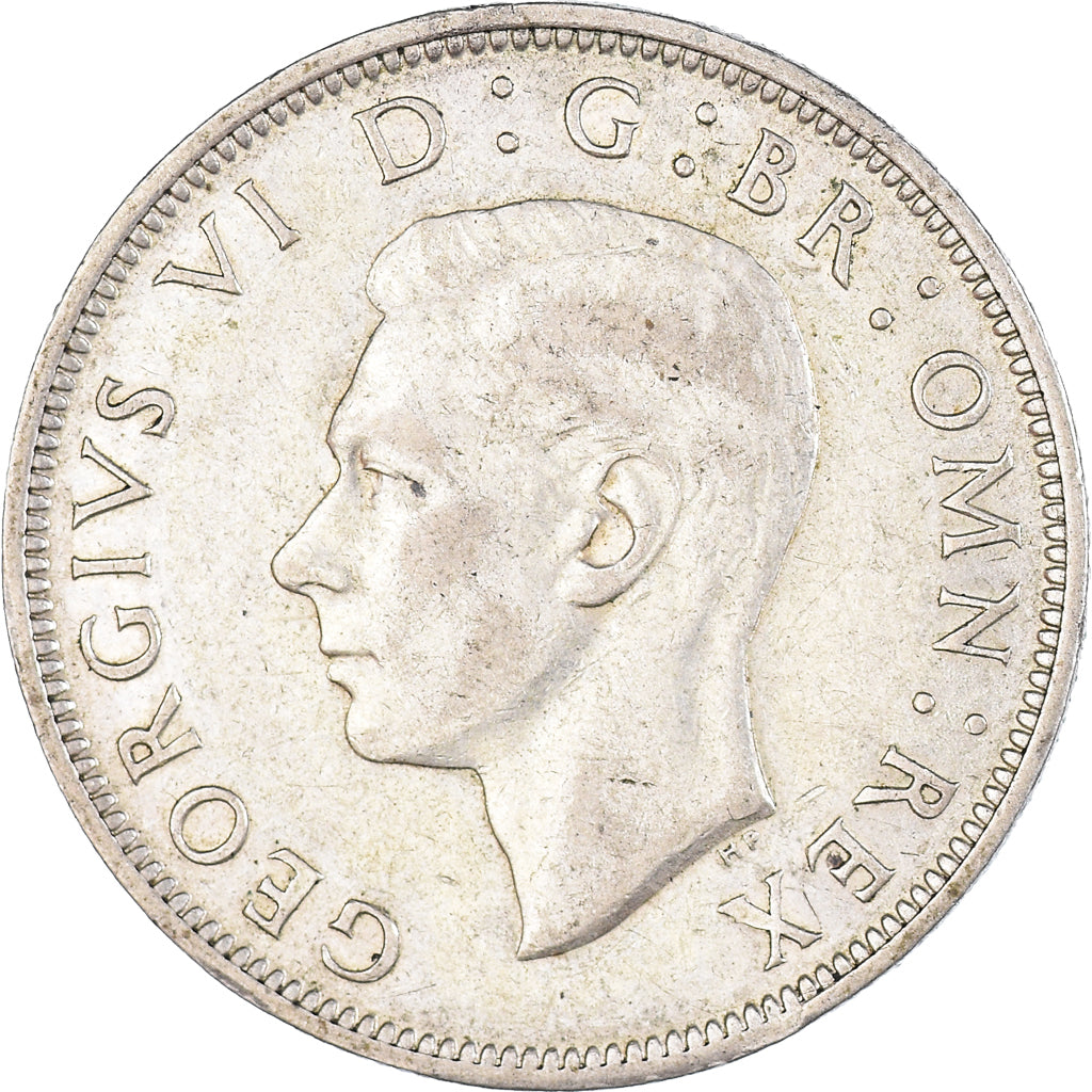 Coin, Great Britain, George VI, 1/2 Crown, 1942, EF(40-45), Silver, KM:856