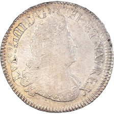 Coin, France, Louis XIV, 1/2 Ecu aux palmes, 1694, Paris, EF(40-45), Silver