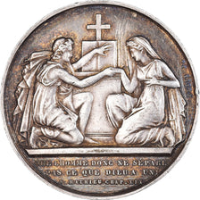 France, Médaille, Médaille de mariage, Petit F., TTB, Argent