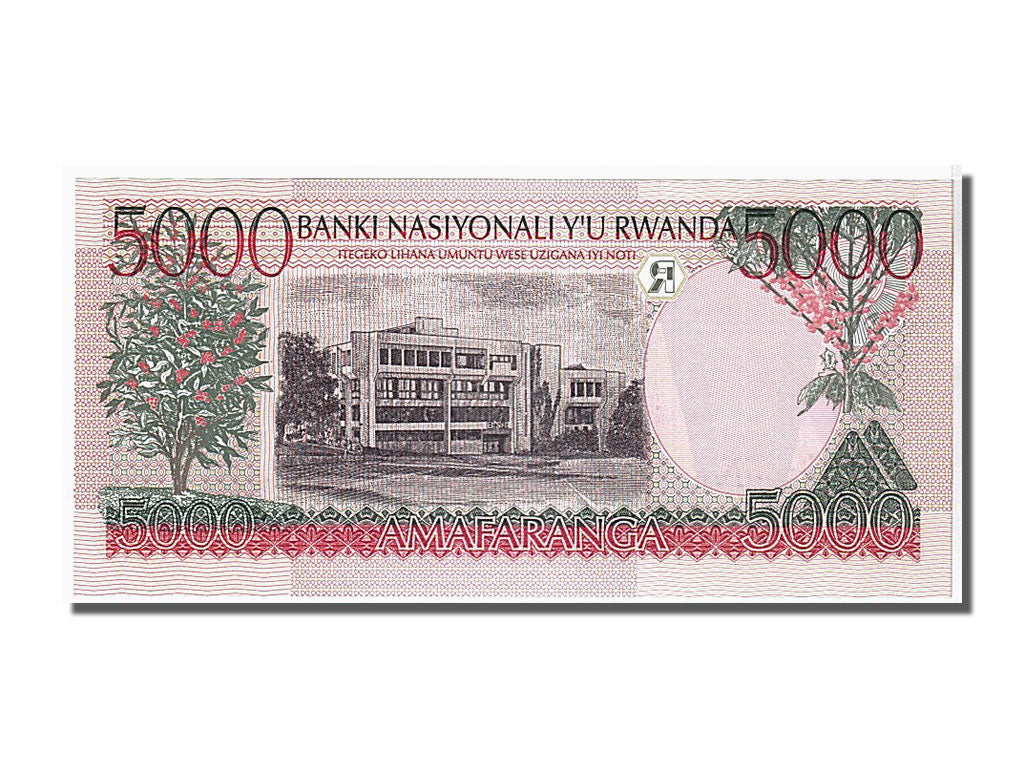 Geldschein, Ruanda, 5000 Francs, 1998, UNZ