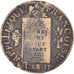 Moneda, Francia, Sol aux Balances, 1793, Metz, BC+, Bronce, KM:619.2, Gadoury:19