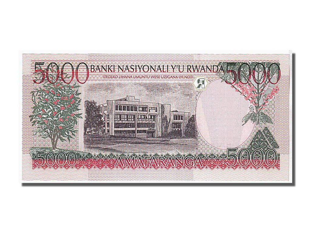 Billete, 5000 Francs, 1998, Ruanda, UNC