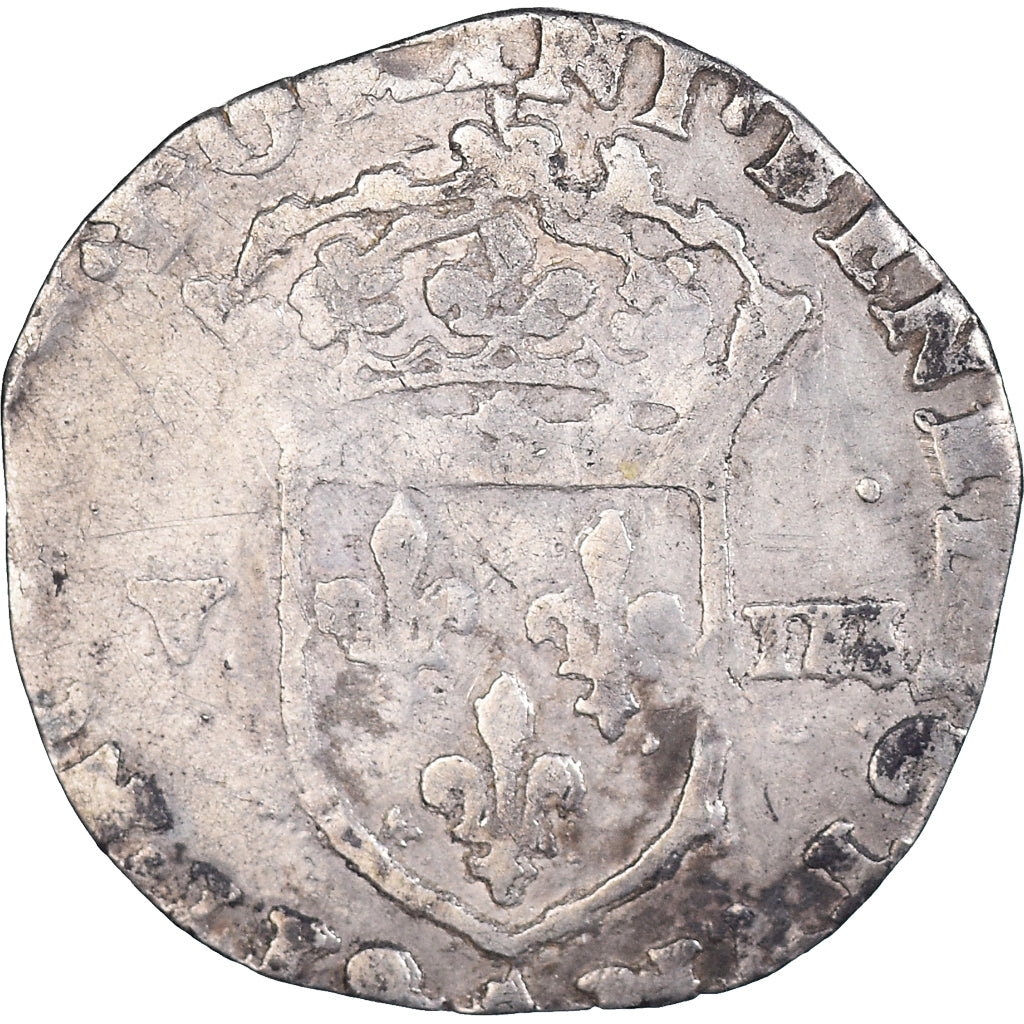 Munten, Frankrijk, Louis XIII, 1/8 Ecu, FR, Zilver, Gadoury:23
