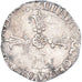 Moneta, Francja, Henri IV, 1/4 Ecu, Angers, EF(40-45), Srebro, Duplessy:1224