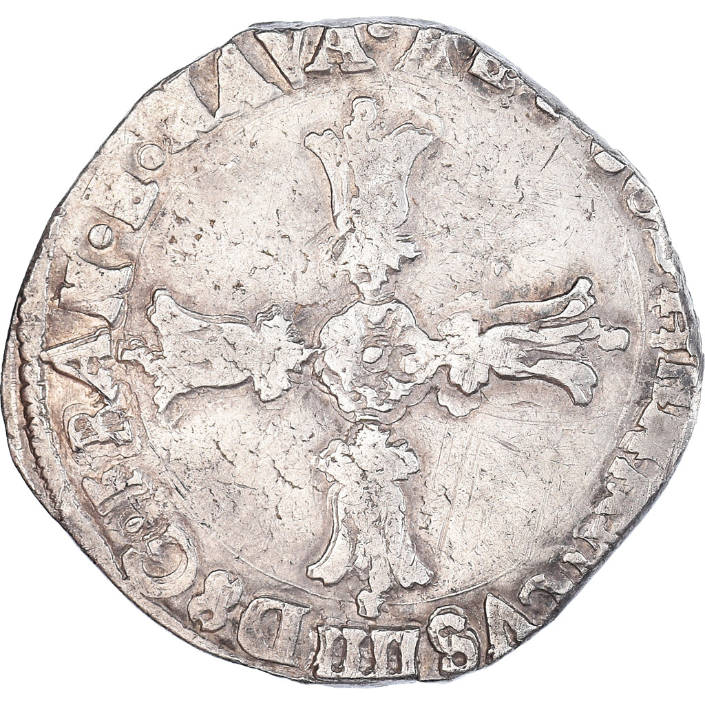Moneta, Francia, Henri IV, 1/4 Ecu, Bordeaux, MB+, Argento, Duplessy:1224
