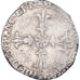Moneta, Francia, Henri IV, 1/4 Ecu, Bordeaux, MB+, Argento, Duplessy:1224