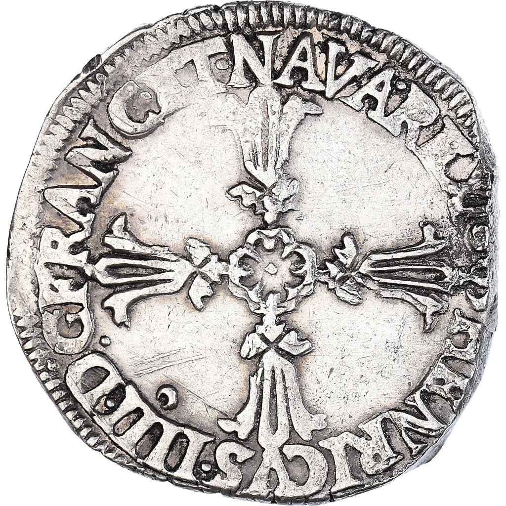 Munten, Frankrijk, Henri IV, 1/4 Ecu, 1605, Rennes, FR+, Zilver, Duplessy:1224