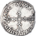 Munten, Frankrijk, Henri IV, 1/4 Ecu, 1605, Rennes, FR+, Zilver, Duplessy:1224