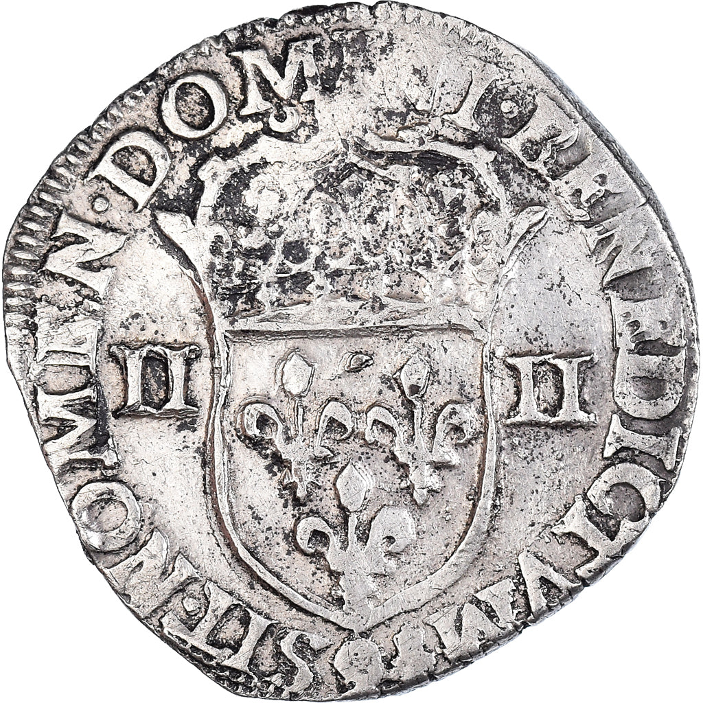 Munten, Frankrijk, Henri IV, 1/4 Ecu, 1605, Rennes, FR+, Zilver, Duplessy:1224