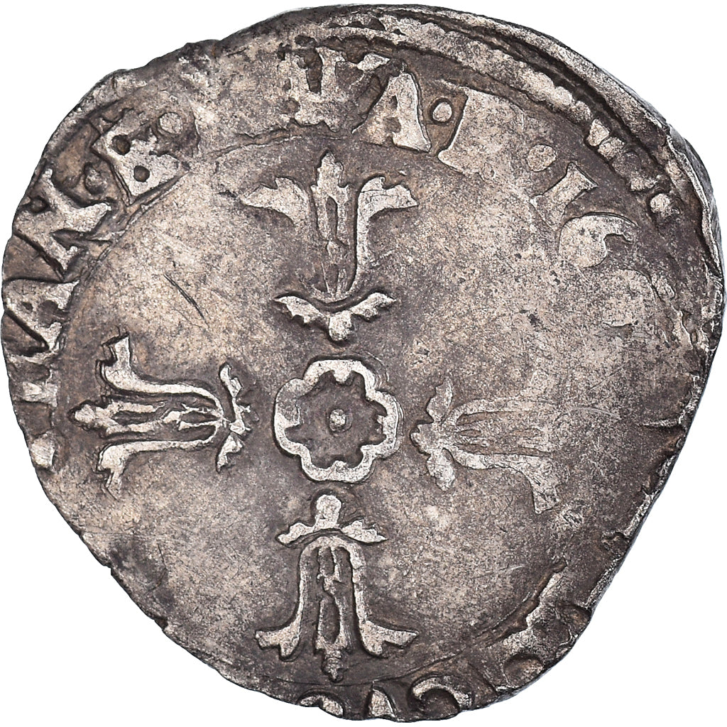 Munten, Frankrijk, Henri IV, 1/8 Ecu, 160[?], Bordeaux, FR, Zilver