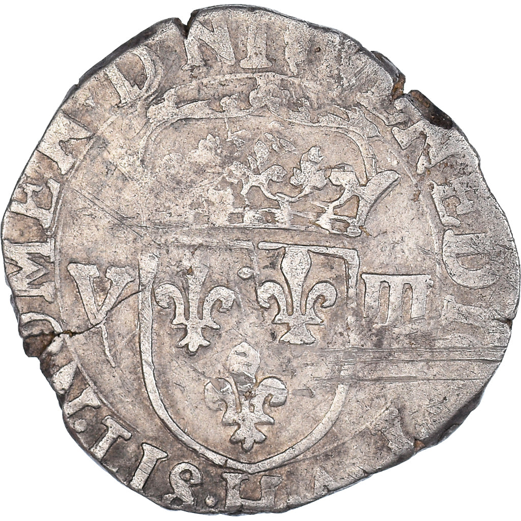 Coin, France, Henri IV, 1/8 Ecu, La Rochelle, VF(20-25), Silver, Duplessy:1225