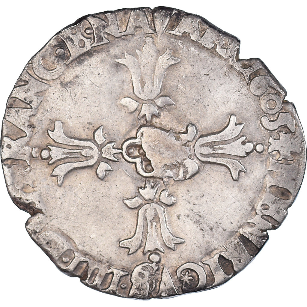 Monnaie, France, Henri IV, 1/8 Ecu, 1605, Bayonne, TTB, Argent, Duplessy:1225