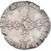 Monnaie, France, Henri IV, 1/8 Ecu, 1605, Bayonne, TTB, Argent, Duplessy:1225