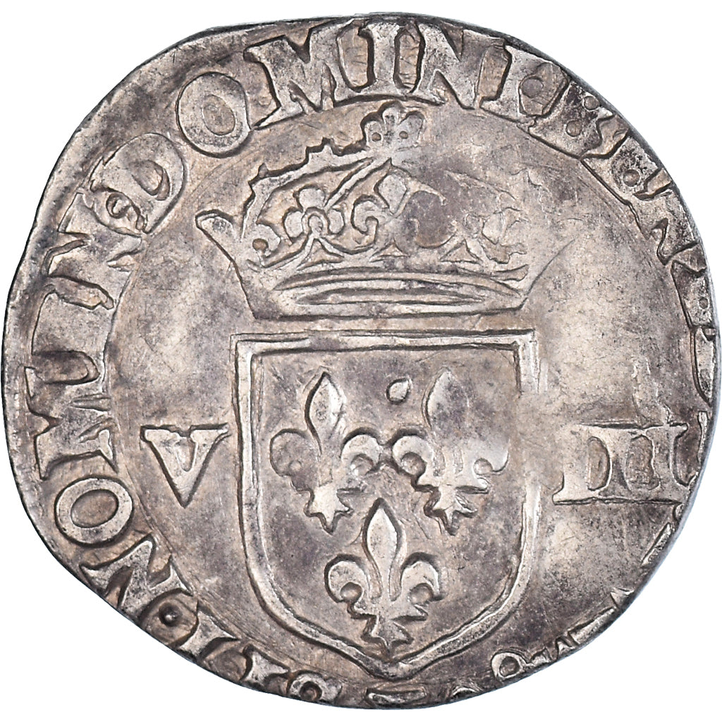 Moneta, Francja, Henri IV, 1/8 Ecu, 1605, Bayonne, VF(30-35), Srebro