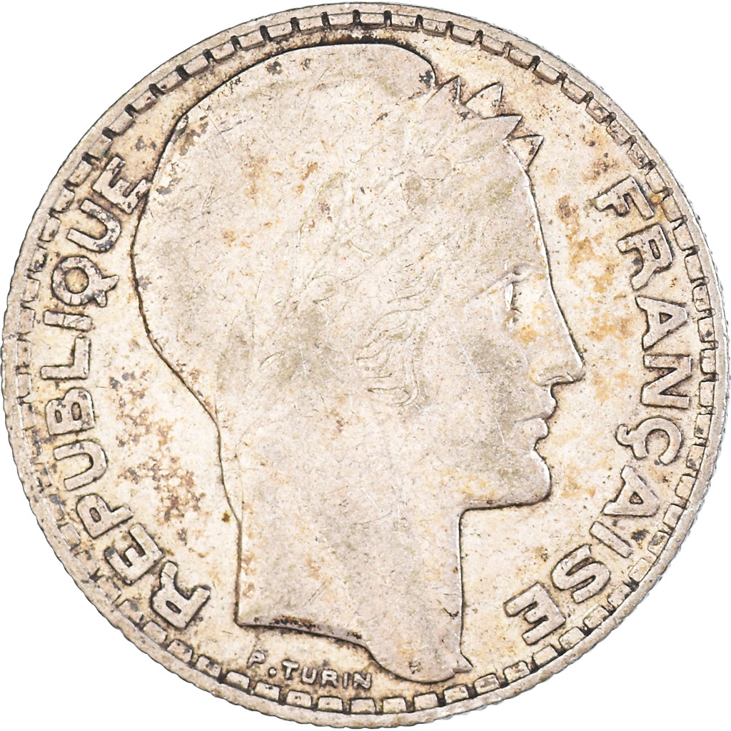 Coin, France, Turin, 10 Francs, 1933, Paris, EF(40-45), Silver, KM:878