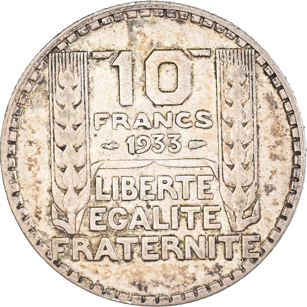 Coin, France, Turin, 10 Francs, 1933, Paris, EF(40-45), Silver, KM:878