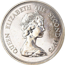 Coin, Mauritius, Elizabeth II, 50 Rupees, 1975, AU(50-53), Silver, KM:41a
