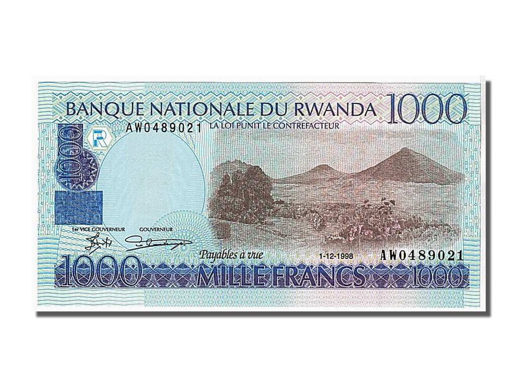 Banknote, Rwanda, 1000 Francs, 1998, KM:27A, UNC(65-70)