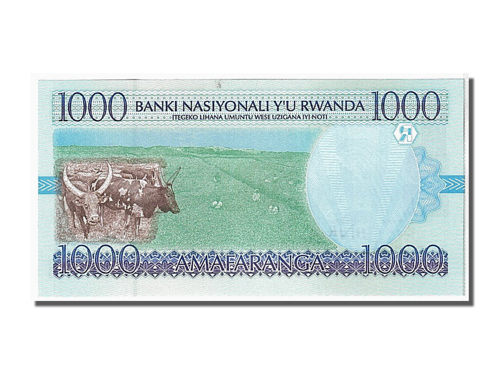 Banknote, Rwanda, 1000 Francs, 1998, KM:27A, UNC(65-70)