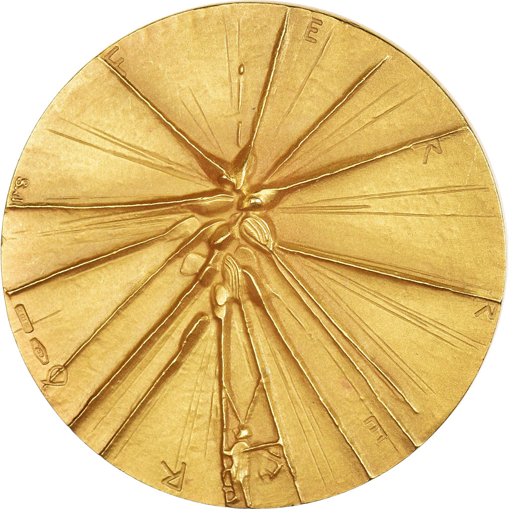 France, Medal, Société Ferrero, 1982, Angelo Grilli, MS(65-70), Gold