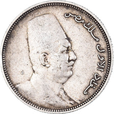 Moneta, Egipt, Fuad I, 5 Piastres, 1923 / AH1341, VF(30-35), Srebro, KM:336