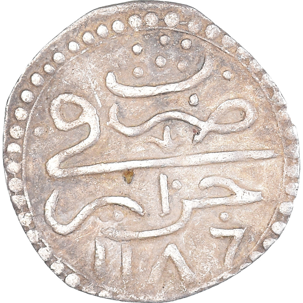 Coin, Algeria, ALGIERS, Mustafa III, 1/8 Budju, 3 Mazuna, 1772 / AH1186