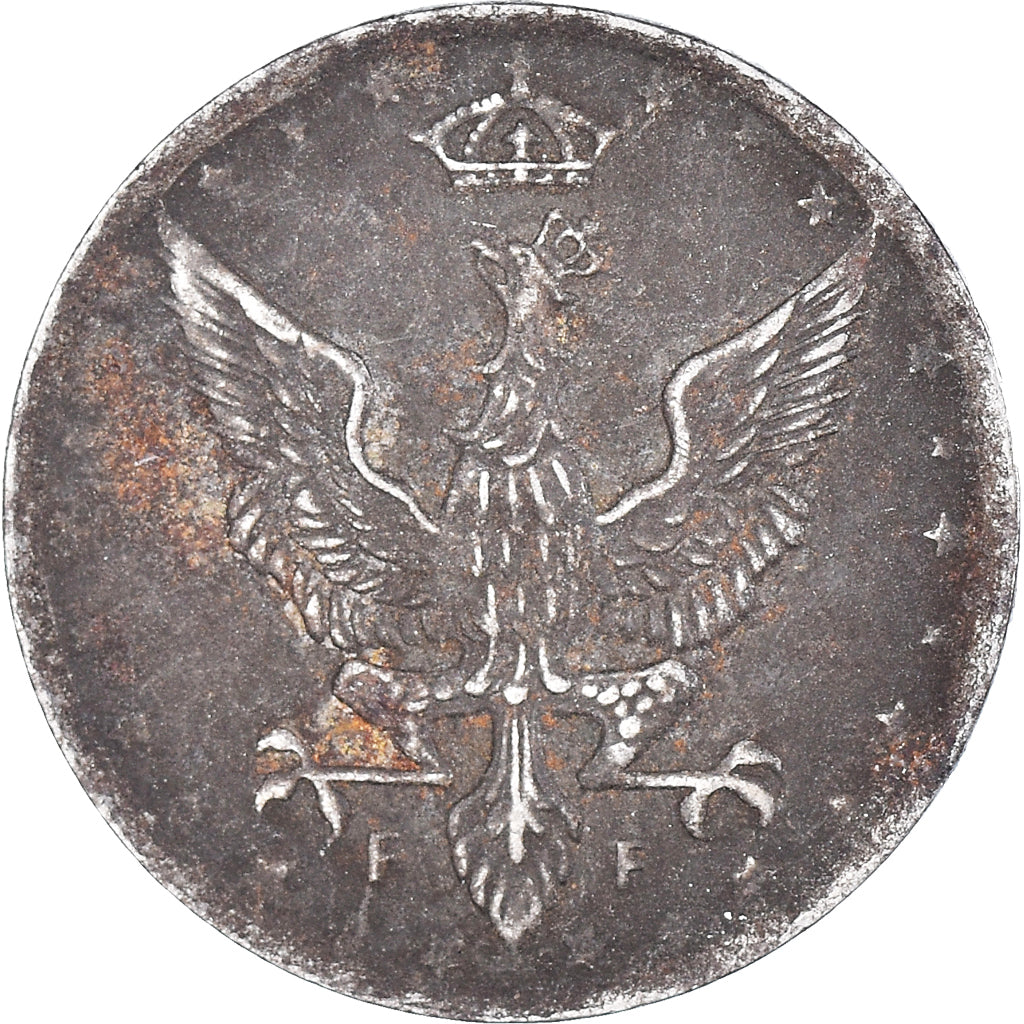 Münze, Polen, 10 Fenigow, 1917, Stuttgart, Germany, S+, Iron, KM:6