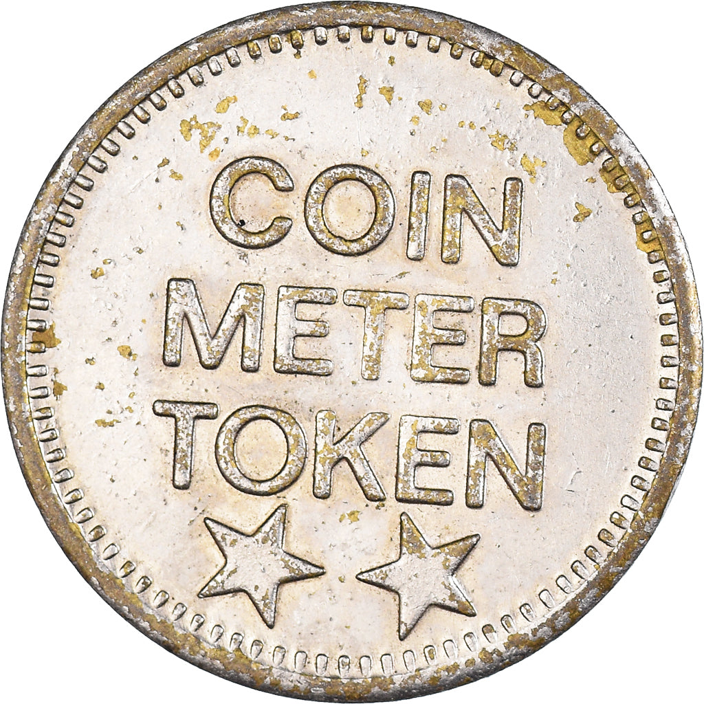 États-Unis, Parking token, Coin meter token, Jeton, TTB, Laiton nickelé