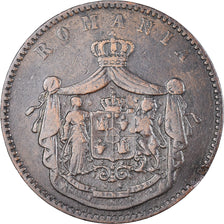 Coin, Romania, Carol I, 10 Bani, 1867, VF(30-35), Copper, KM:4.2