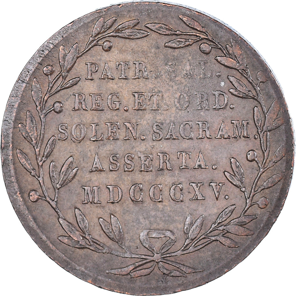Luxembourg, Token, Guillaume Ier, inauguration du Ier Grand-Duc de Luxembourg
