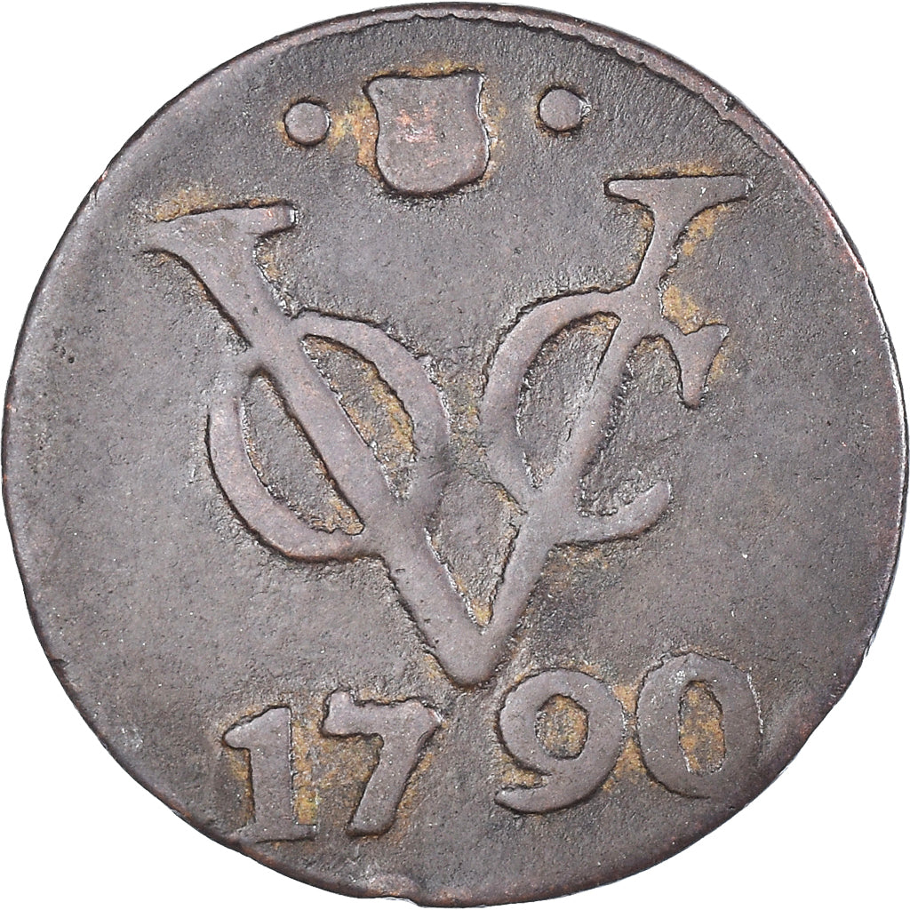 Moeda, Índias Orientais Neerlandesas, Duit, 1790, Utrecht, VF(30-35), Cobre