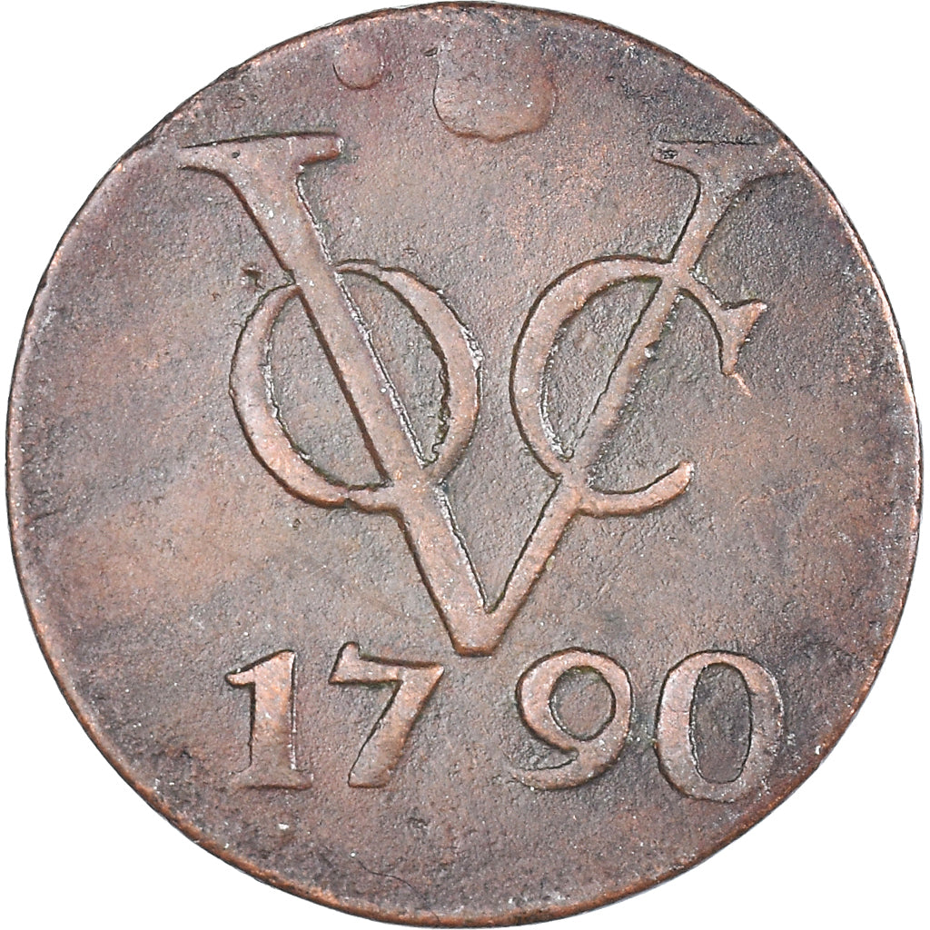 Münze, NETHERLANDS EAST INDIES, Duit, 1790, Utrecht, S+, Kupfer, KM:111.1