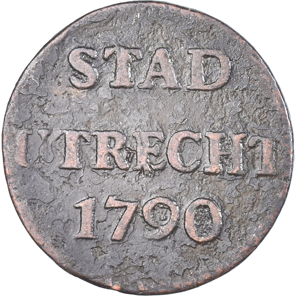 Coin, Netherlands, Duit, 1790, Utrecht, VF(30-35), Copper