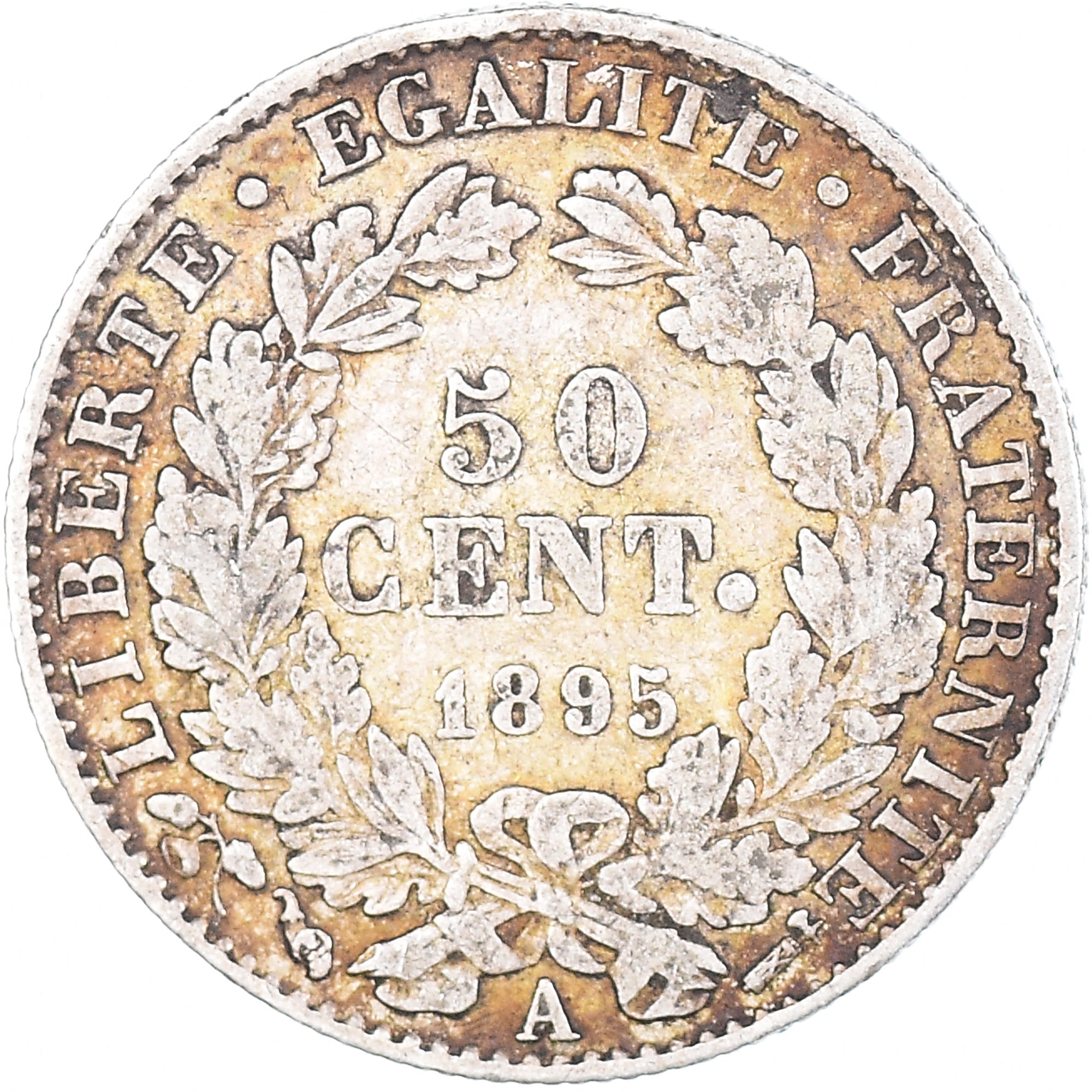 Münze, Frankreich, Cérès, 50 Centimes, 1895, Paris, SS, Silber, KM:834.1