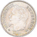Moneda, Francia, Napoleon III, 20 Centimes, 1867, Paris, EBC, Plata, KM:808.1