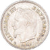 Münze, Frankreich, Napoleon III, 20 Centimes, 1867, Strasbourg, VZ, Silber