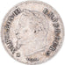 Moneda, Francia, Napoleon III, 20 Centimes, 1866, Strasbourg, MBC, Plata