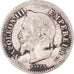 Moeda, França, Napoleon III, 20 Centimes, 1867, Paris, F(12-15), Prata