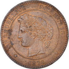 Münze, Frankreich, Cérès, 10 Centimes, 1876, Bordeaux, SS, Bronze, KM:815.2